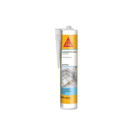 Silicone neutro selante para piscina e vedação